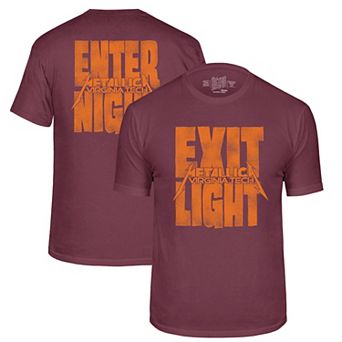 Men's Original Retro Brand Maroon Virginia Tech Hokies Metallica Retro T-Shirt