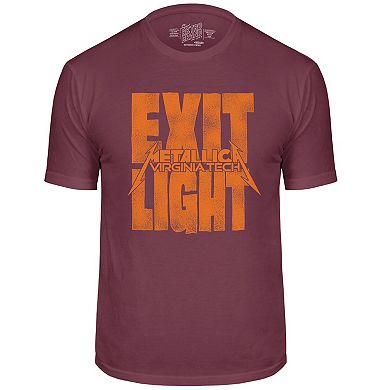 Men's Original Retro Brand Maroon Virginia Tech Hokies Metallica Retro T-Shirt