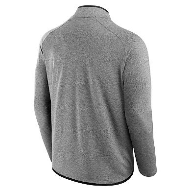 Unisex Fanatics Charcoal Cincinnati Bengals Front Office Performance Primary Quarter-Zip Jacket