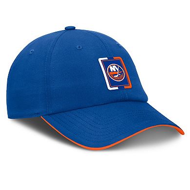 Men's Fanatics Royal/Orange New York Islanders Authentic Pro Ripstop Adjustable Hat