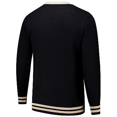 Unisex Uscape Apparel Black UCF Knights Renew Knit Vintage Pullover Sweater