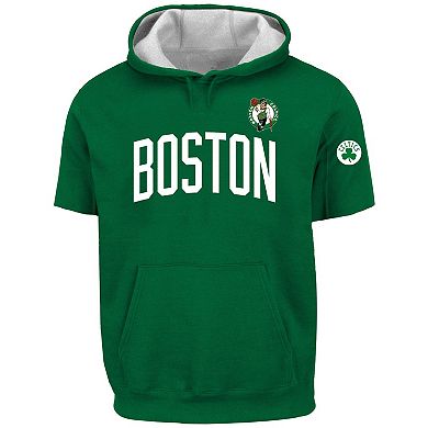 Men's Fanatics Jayson Tatum Kelly Green Boston Celtics Big & Tall Short Sleeve Hoodie
