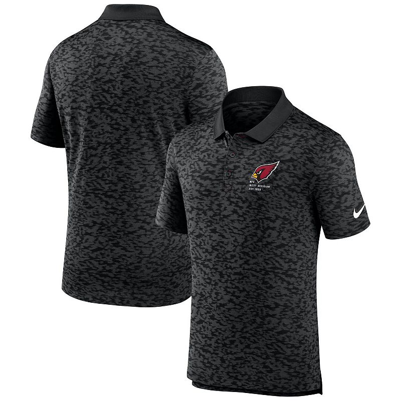 Men's Nike Black Arizona Cardinals Pique Fashion Performance Polo, Size: Small