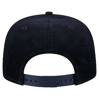 Men's New Era Navy New York Yankees Full Circle Corduroy Golfer Adjustable Hat