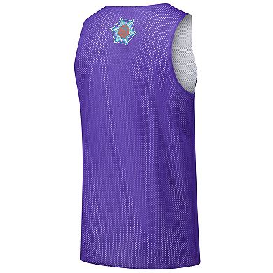 Men's Mitchell & Ness Purple Utah Jazz Hardwood Classics Reversible Mesh Practice Jersey