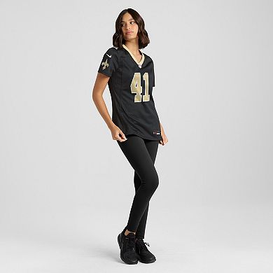 Women's Nike Alvin Kamara Black New Orleans Saints Game Jersey