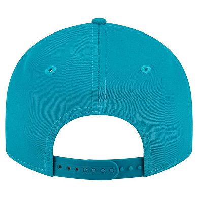 Men's New Era Aqua Miami Dolphins Main Low Profile 9FIFTY Snapback Hat