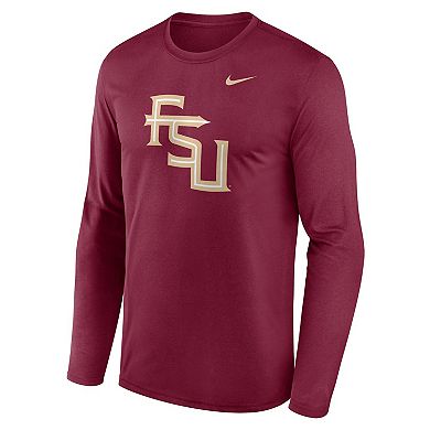 Men's Nike Garnet Florida State Seminoles Primetime Alternate Logo Legend Long Sleeve T-Shirt
