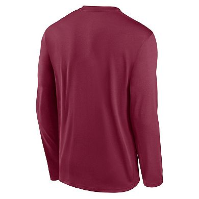 Men's Nike Garnet Florida State Seminoles Primetime Alternate Logo Legend Long Sleeve T-Shirt
