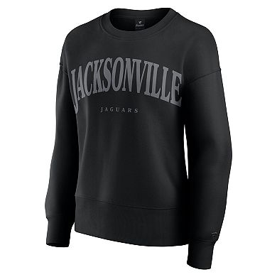 Women's Fanatics Black Jacksonville Jaguars Elements Pullover Sweatshirt