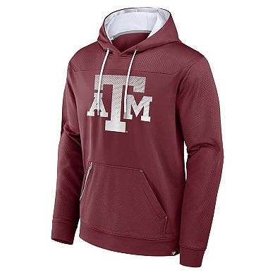 Men's Fanatics Maroon Texas A&M Aggies Defender Dot Faded Primary Pullover Hoodie