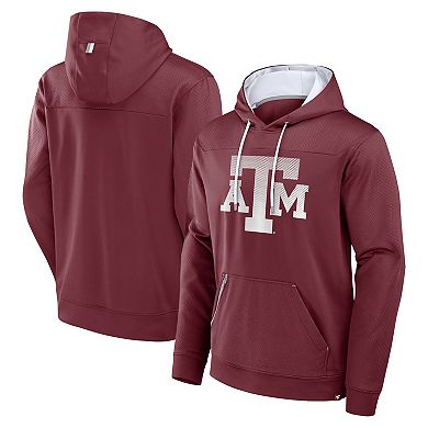 Men's Fanatics Maroon Texas A&M Aggies Defender Dot Faded Primary Pullover Hoodie