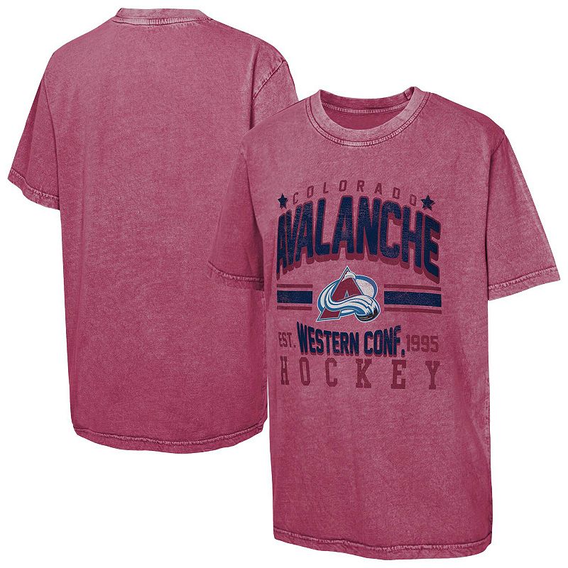 Youth Burgundy Colorado Avalanche Sure Short T-Shirt, Boy's,