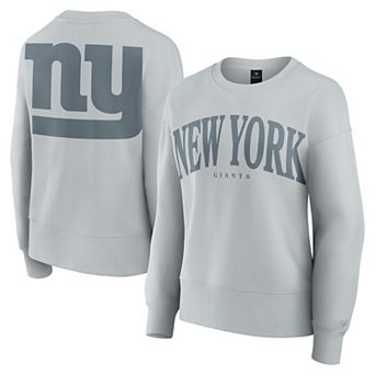 Women's Fanatics Gray New York Giants Elements Pullover Sweatshirt