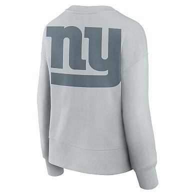 Women's Fanatics Gray New York Giants Elements Pullover Sweatshirt