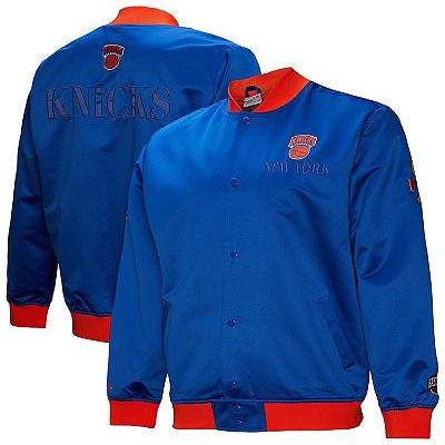 ★Mitchell & Ness Blue New York Knicks Hardwood 関税込★ mens-mitchell-and-ness-x-tats-