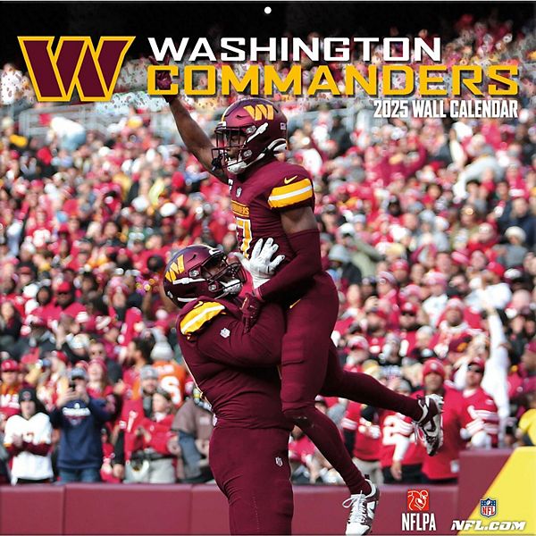 Washington Commanders 20242025 12” x 12” Team Wall Calendar