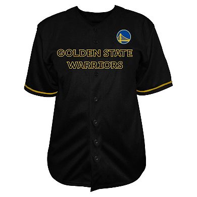 Men's Profile Stephen Curry Black Golden State Warriors Big & Tall Name & Number Button-Up Jersey