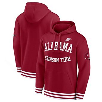Men's Nike Crimson Alabama Crimson Tide Legacy Retro Pullover Hoodie