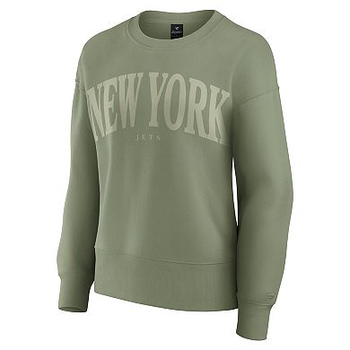 Women's Fanatics Green New York Jets Elements Pullover Sweatshirt