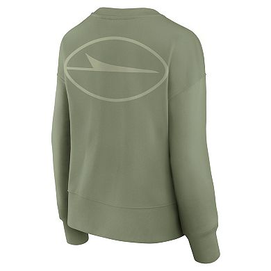 Women's Fanatics Green New York Jets Elements Pullover Sweatshirt