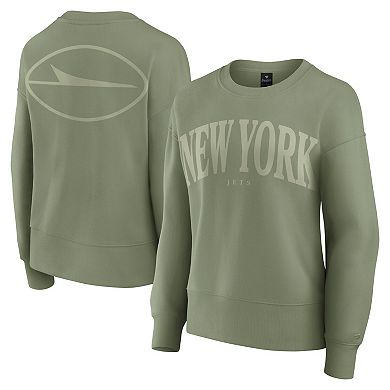 Women's Fanatics Green New York Jets Elements Pullover Sweatshirt