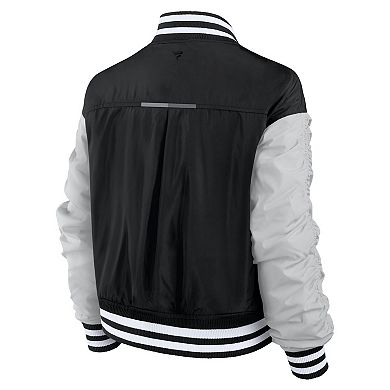 Women's Fanatics Black Las Vegas Raiders Elements Wave Full-Snap Jacket