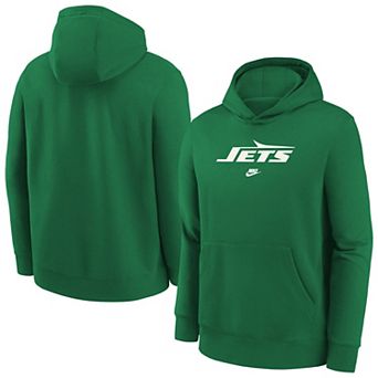 Youth Nike Kelly Green New York Jets Rewind Club Fleece Pullover Hoodie