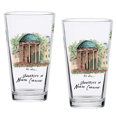 North Carolina Tar Heels 2-Pack 16oz. Laura Wilcox University Pint Set