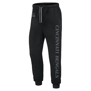 Unisex Fanatics Black Cincinnati Bengals Elements Phenom Fleece Jogger Pants