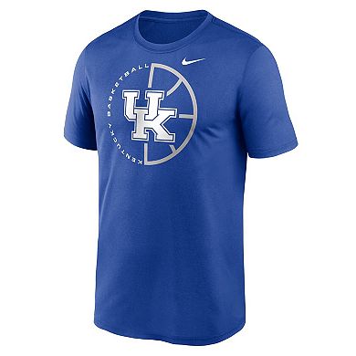 Men's Nike Royal Kentucky Wildcats Legend Basketball Icon Performance T-Shirt
