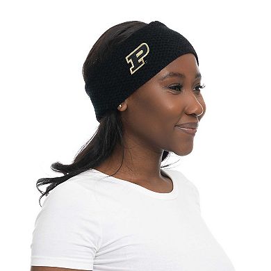 ZooZatz Black Purdue Boilermakers Fashion Knit Headband