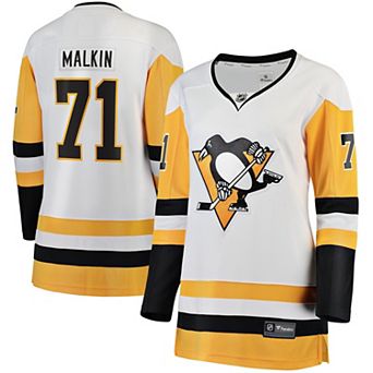 Men's Fanatics Evgeni Malkin White Pittsburgh Penguins Premier Breakaway Player Jersey
