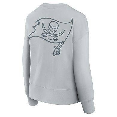 Women's Fanatics Gray Tampa Bay Buccaneers Elements Pullover Sweatshirt
