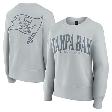 Women's Fanatics Gray Tampa Bay Buccaneers Elements Pullover Sweatshirt
