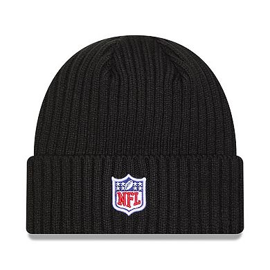 Men's New Era Black Dallas Cowboys 2024 NFL Crucial Catch Cuffed Knit Hat