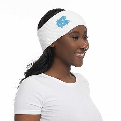 ZooZatz White North Carolina Tar Heels Fashion Knit Headband