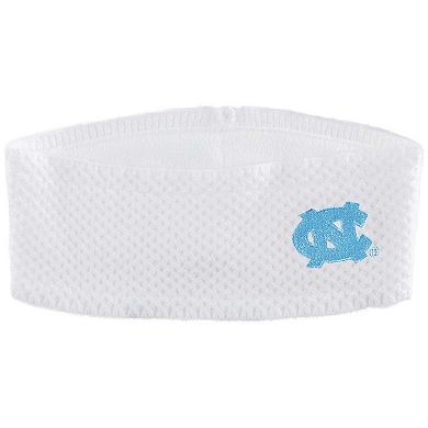 ZooZatz White North Carolina Tar Heels Fashion Knit Headband