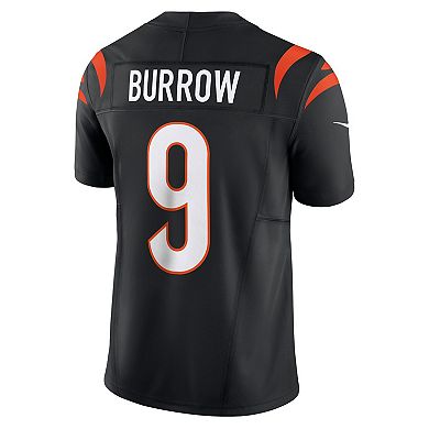 Men's Nike Joe Burrow Black Cincinnati Bengals Vapor F.U.S.E. Limited Jersey