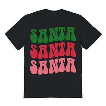 Men's Tree Santa Santa Christmas Graphic Tee