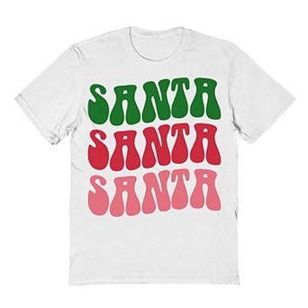 Men's Tree Santa Santa Christmas Graphic Tee