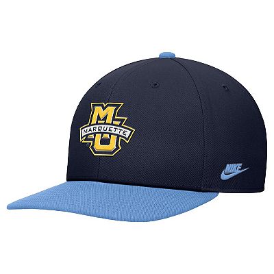 Men s Nike Navy Marquette Golden Eagles Vintage Snapback Hat