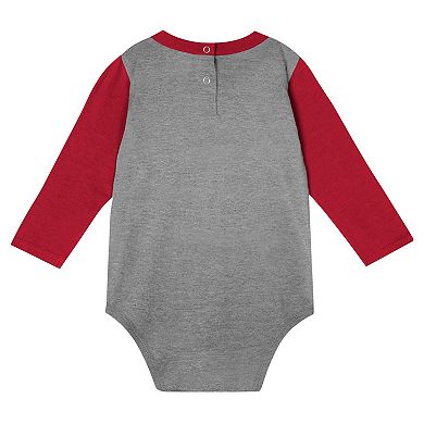 Newborn & Infant Alabama Crimson Tide Double Up Long Sleeve Bodysuit & Pant Set