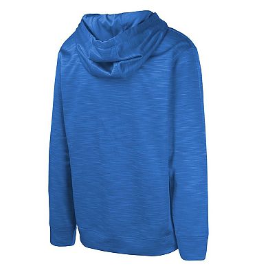 Men's Blue Detroit Lions Streak Fleece Pullover Hoodie
