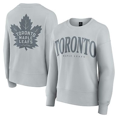 Women's Fanatics Gray Toronto Maple Leafs Elements Flow Pullover Sweatshirt