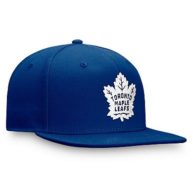 Men's Fanatics Blue Toronto Maple Leafs Core Primary Logo Snapback Hat