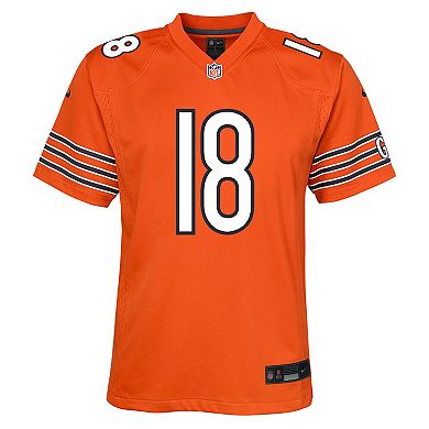 Youth Nike Caleb Williams Orange Chicago Bears Alternate Game Jersey