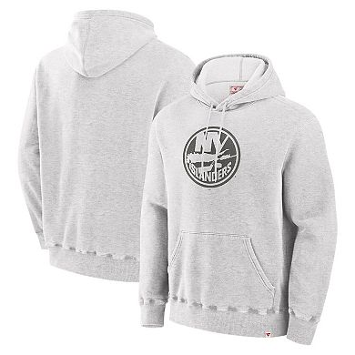 Men's Fanatics Cream New York Islanders Made in Canada Pullover Hoodie
