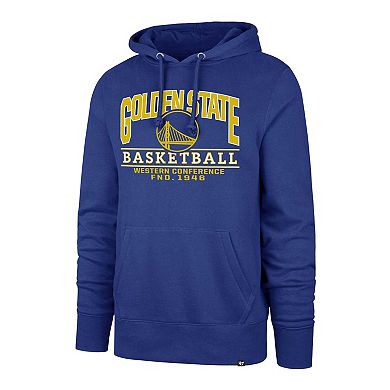 Unisex '47 Royal Golden State Warriors Good Call Headline Pullover Hoodie