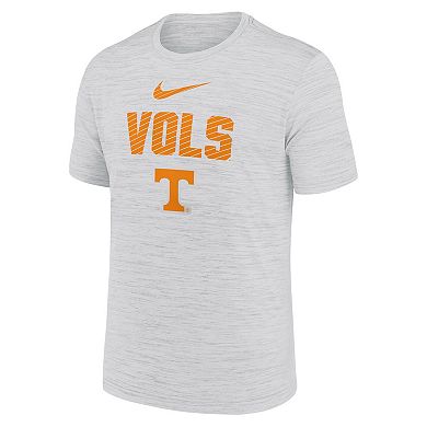 Men's Nike White Tennessee Volunteers Campus Slant Velocity Performance T-Shirt